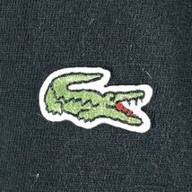 【人気カラー】【希少サイズ】LACOSTE ラコステ ワンポイント ワニ 半袖Tシャツ サイズ6 ブラック 黒 US表記XL【フレンチブランド】古着_画像7