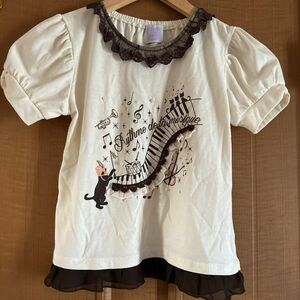 axes femme kids 半袖 ねこ 130cm Tシャツ トップス 半袖Tシャツ