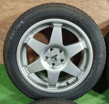 195/55R16 MICHELIN ENERGY SAVER【2018年】(TECMAG アルミホイール) 16X6.5 ET40 5H/100 4本セット！ポロ　等に_画像2