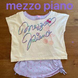 メゾピアノ ジュニア 半袖　重ね着Tシャツ
