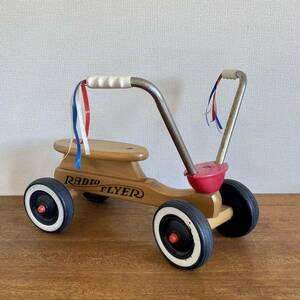 ヴィンテージ ラジオフライヤー radio flyer 四輪車　/ 乗用玩具 子供用　木製　アメリカ　USA 希少　レア
