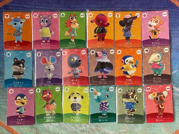 どうぶつの森amiiboカード 第5弾 18枚セット