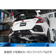 MBRP 2017-2021 ホンダ シビック タイプR FK8 キャットバック エキゾースト フロントパイプセット バーンTip 正規輸入品_画像4