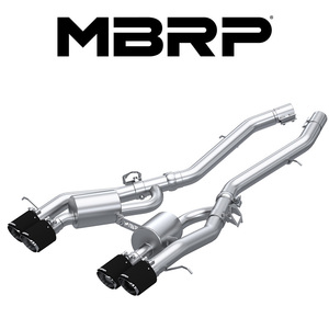 MBRP 2021-2023 BMW M3 3.0L G80 32AY30 アクスルバック エキゾースト バルブ付 カーボンファイバーTip 正規輸入品