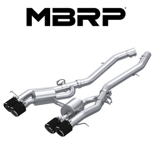 MBRP 2021-2023 BMW M4 3.0L G82 52AZ30 アクスルバック エキゾースト バルブ付 カーボンファイバーTip 正規輸入品