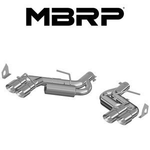 MBRP 2017-2024 シボレー カマロ ZL1 6.2L アクスルバック エキゾースト レース ポリッシュTip バルブデリート 爆音 正規品