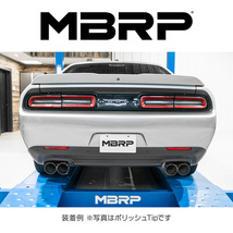 MBRP 2015-2016 ダッジ チャレンジャー 5.7L V8 CAT-BACK レース エキゾースト カーボンファイバーTip 正規品_画像7