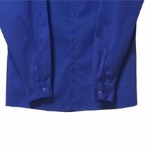 USA製長袖ワークシャツ ブルー ユニバーサルオーバオール 企業ワッペン_画像4
