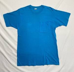 80s USA製 OLD vintage BVD ポケT Tシャツ シングルステッチ　サイズ　L