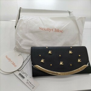 B3347【未使用】シーバイクロエ　SEE BY CHLOE　レザー　長財布　