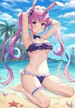 「AQUA」 茶茶ナコ 　バーチャルYoutuber 湊あくあ　フルカラーイラスト集　同人誌　Vtuber_画像6