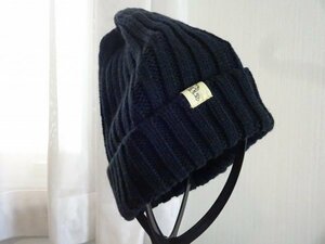 ↓SHOO-LA-RUE↓レディース・メンズ　編み込みハット　紺色帽子　サイズ５６cm〜５９cm　キャップ　帽子