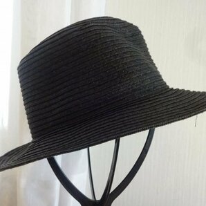 V Prism Stone V キッズ帽子 ガールズ 中折れハット 黒色帽子 ソフト帽 サイズ５４cm〜５６cm キャップ 帽子の画像1