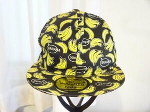 V COOL HAT V NOUGHTY HIDS　キッズ帽子　男の子　スタイル帽子　サイズ５０cm〜５２cm　キャップ　帽子　バナナ模様