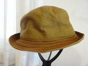 ∃トミタ∃レディース・婦人用　スタイルハット ブラウン色　サイズ５７・５cm　ウール使用　キャップ　帽子