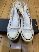 ☆新品・限定☆CONVERSE ALL STAR US HINOMARU HI コンバース　オールスター　US 日の丸　ハイ　ホワイト　レッド　オリジナル_画像3