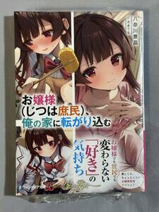 【シュリンク付き未開封品】お嬢様（じつは庶民）、俺の家に転がり込む 八奈川景晶 さまてる ファンタジア文庫 定価726円