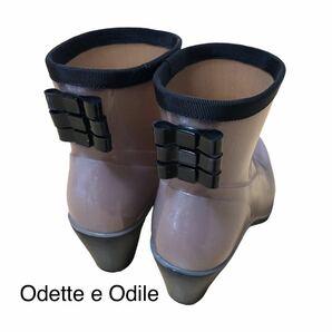 Odette e Odile オデットエオディール　レインショートブーツ　M