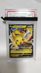 PSA10 ピカチュウV ジェムミント (GEM MT) 極美品 ポケモンカード ポケカ Pokemon Japanese Pikachu V