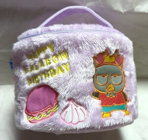 * Sanrio character z happy ma Caro n birthday .... vanity pouch... circle. unused new goods. prize item non .*