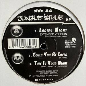 [ strongest cover ]V.A. / JUNGLE STYLE EP / Kool & The Gang Ladies Night Bob Marley Could You Be Loved Heavy D This Is Your Night