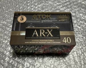 TDK カセットテープ AR-X40 1パック(3本入) 本木雅弘 もっくん 即決ありです(^^)