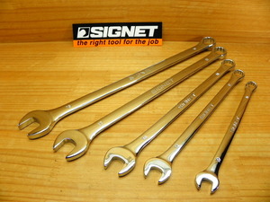 シグネット 超ロング コンビネーション レンチ 5本セット コンビレンチ SIGNET *10*12*14*17*19mm 