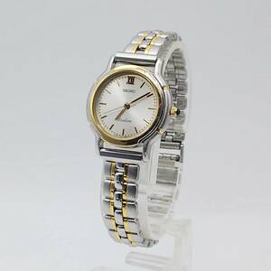 送料無料【電池交換済】★SEIKO★セイコー★エクセリーヌ★EXCELINE★コンビカラー★2J31-0020★レディース/腕時計/クォーツ/アナログ