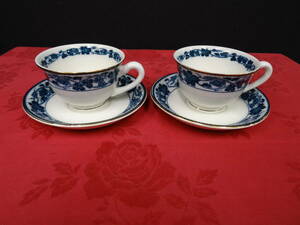  Nikko NIKKO cup & saucer coffee set 2 customer pair cup size approximately diameter 10cm height 6cm ep-159