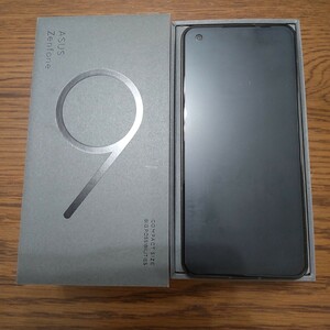 【中古】ASUS Zenfone 9 国内SIMフリー版 ZF9-BK16S256 (RAM16GB ROM256GB) ミッドナイトブラック 残債なし