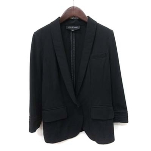  Jill Stuart JILL STUART shawl color jacket single S black black /YI lady's 