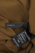 ノーブル NOBLE 19AW ギャザープリーツ ロング ストラップ キャミ ワンピース 茶 /KN ■OS レディース 【ベクトル 古着】_画像6