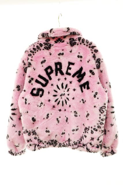 2023年最新】ヤフオク! -supreme bandana faux fur bomber jacketの