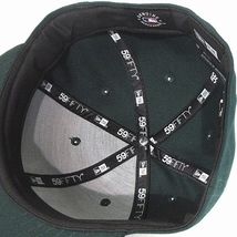 ニューエラ NEW ERA キャップ 59FIFTY GENUINE MERCHANDISE MLB オンフィールド ニューヨーク ヤンキース 帽子 緑 グリーン 7 3/8 58.7cm_画像6