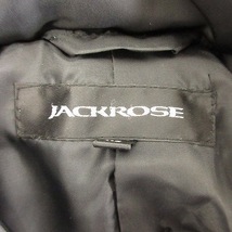 未使用品 ジャックローズ Jackrose フード 中綿ジャケット 26557 大きいサイズ XL 黒 ブラック メンズ_画像3