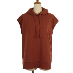  As Know As as know as Parker pull over slit no sleeve free tea Brown lady's 