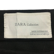ザラ ZARA Collection スカート プリーツ ミニ タック 無地 USA M 黒 ブラック レディース_画像5