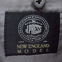 ジェイプレス J.PRESS NEW ENGLAND MODEL 2B テーラード ジャケット ピンチェック 背抜き グレー A5 メンズ_画像4