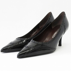  Bruno Magli BRUNO MAGLI pumps enamel po Inte dotu black black 33 1/2 shoes #ECS lady's 