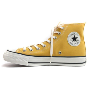 未使用品 コンバース CONVERSE オニベジ ハイ クチナシ スニーカー 1SD052 ハイカット 25cm イエロー 230606E 靴 メンズ レディース