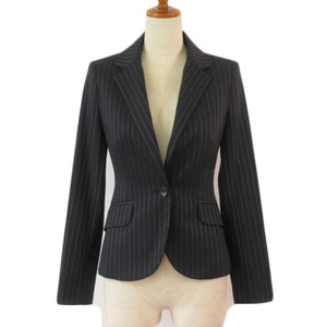  M pull mieM-Premier jacket tailored stripe 34 black black lady's 