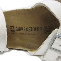 ビルケンシュトック BIRKENSTOCK リオ RIO サンダル アンクルストラップ ベルト レザー シューズ 24.0 白 ホワイト/7 レディース_画像6