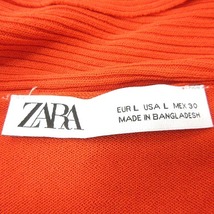 ザラ ZARA カーディガン ニット L 赤 レッド /MN レディース_画像5