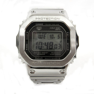 カシオジーショック CASIO G-SHOCK GMW-B5000D-1JF 腕時計 フルメタル 電波ソーラー Bluetooth シルバー メンズ