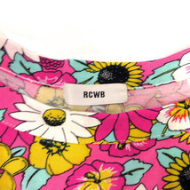 RODEO CROWNS WIDE BOWL RCWB ワンピース キャミワンピ ロング丈 フレア 花柄 プリント コットン ピンク マルチカラー M_画像8