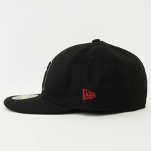 ニューエラ NEW ERA 美品 59FIFTY LOW PROFILE LP MLB アリゾナ・ダイヤモンドバックス キャップ ブラック レッド 7 5/8 60.6cm 帽子 メン_画像3