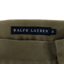 ラルフローレン RALPH LAUREN チノパン ロング丈 無地 9 カーキ /YS31 レディース_画像5