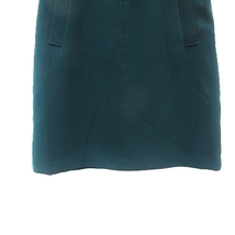 ラピスルーチェパービームス LAPIS LUCE PER BEAMS 台形スカート ひざ丈 38 緑 グリーン /AU レディース_画像4