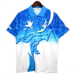 ニッタク 日本卓球 Nittaku SK2438 ユニフォーム ゲームシャツ ブルー 青 L NW-2360 メンズ