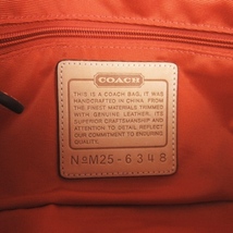 コーチ COACH ハンドバッグ ワンショルダー シグネチャークリップ デミポーチ キャンバス レザー 6348 茶系 ブラウン系 鞄 ■SM1 レディー_画像5